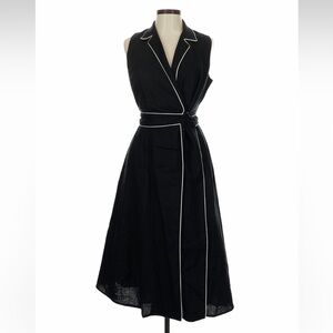 Black Sleeveless Collared Dress size 8